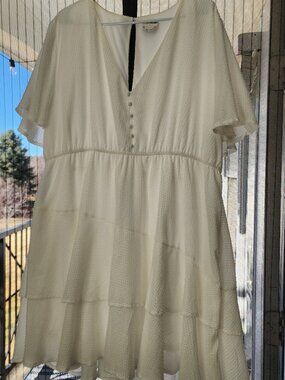 Arula White Dress - Size B